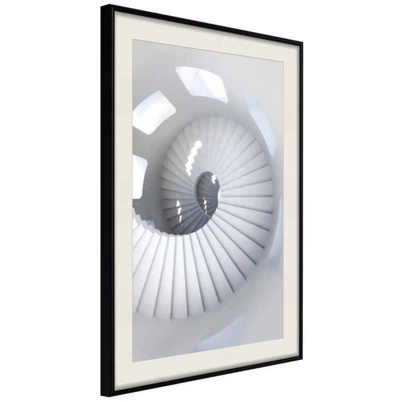 Plakat - Spiralne schody