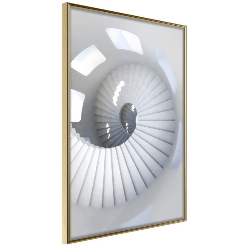 Plakat - Spiralne schody