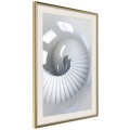 Plakat - Spiralne schody