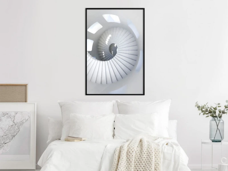Plakat - Spiralne schody