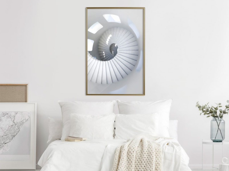 Plakat - Spiralne schody
