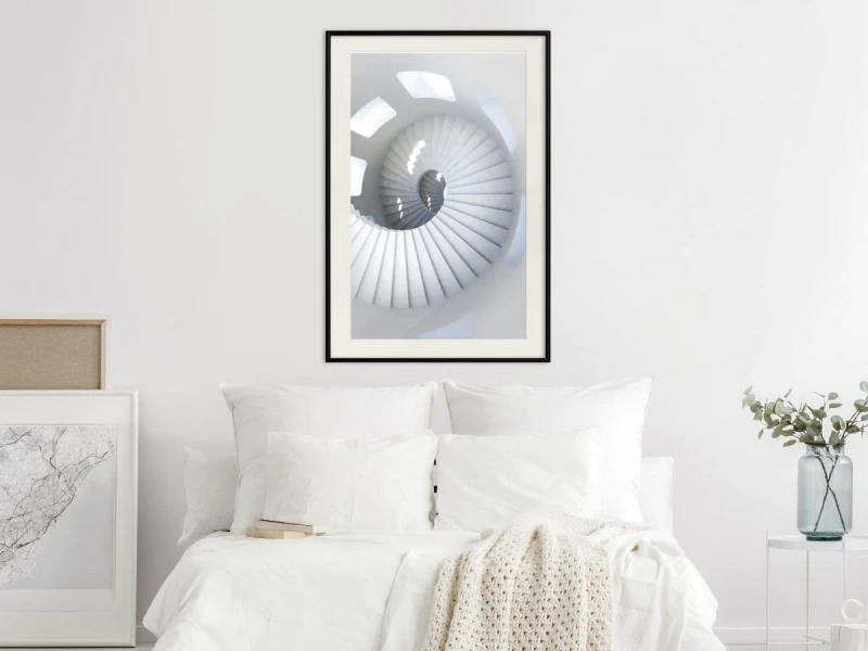 Plakat - Spiralne schody