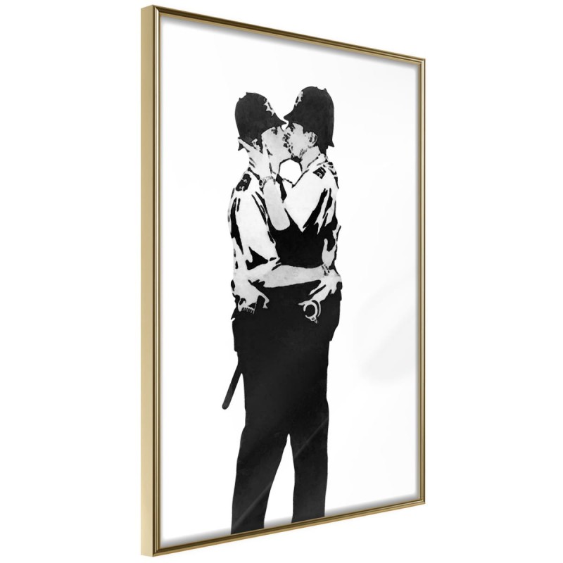 Plakat - Banksy: Kissing Coppers I