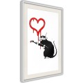 Plakat - Banksy: Love Rat