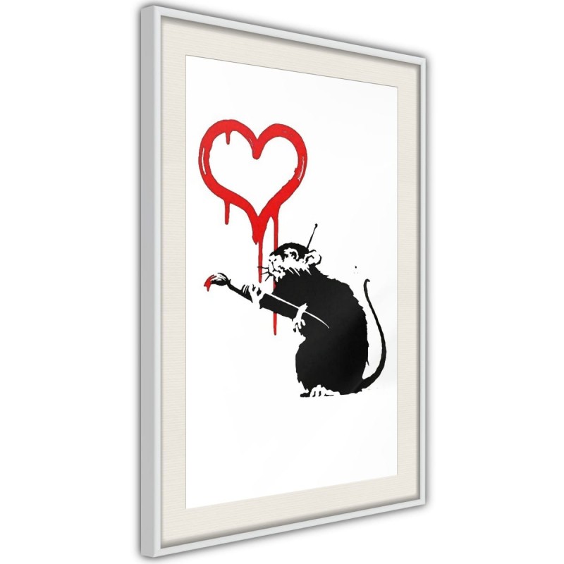 Plakat - Banksy: Love Rat