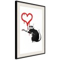 Plakat - Banksy: Love Rat