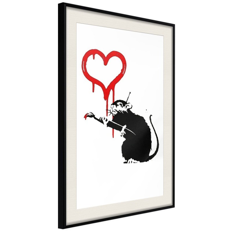 Plakat - Banksy: Love Rat