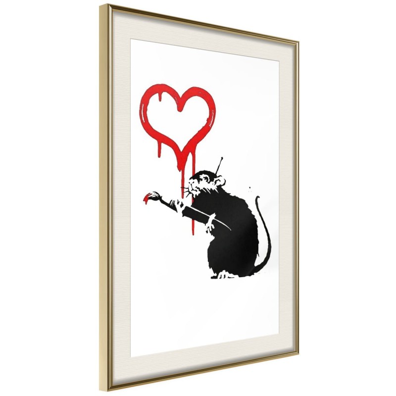 Plakat - Banksy: Love Rat