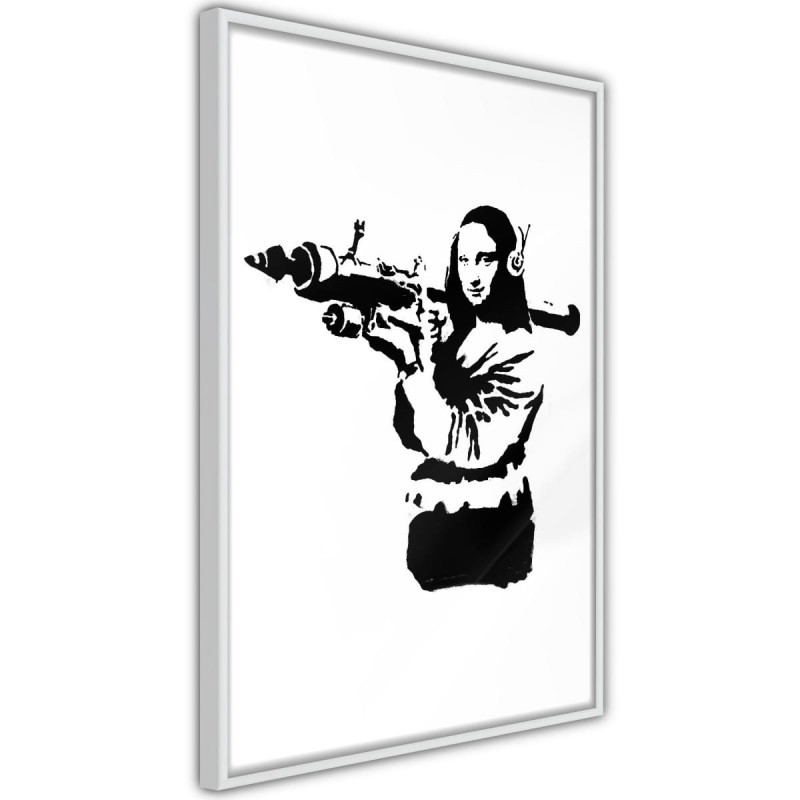 Plakat - Banksy: Mona Lisa with Bazooka II