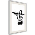 Plakat - Banksy: Mona Lisa with Bazooka II