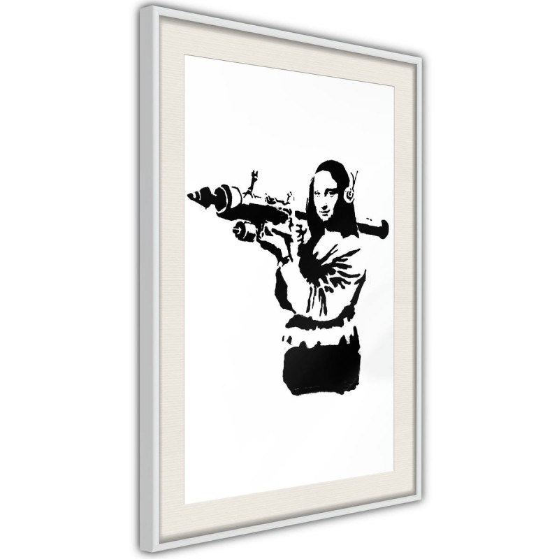 Plakat - Banksy: Mona Lisa with Bazooka II
