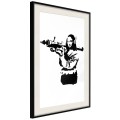 Plakat - Banksy: Mona Lisa with Bazooka II