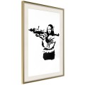 Plakat - Banksy: Mona Lisa with Bazooka II