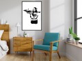 Plakat - Banksy: Mona Lisa with Bazooka II
