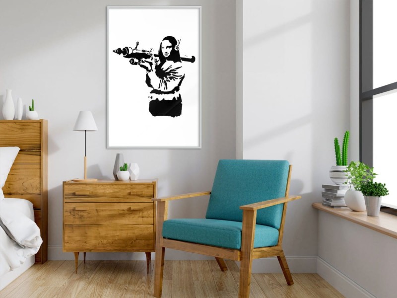Plakat - Banksy: Mona Lisa with Bazooka II