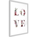 Plakat - Kwiatowe Love