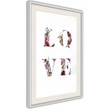 Plakat - Kwiatowe Love