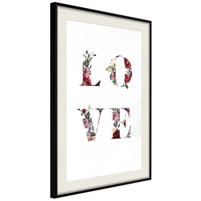 Plakat - Kwiatowe Love