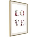 Plakat - Kwiatowe Love