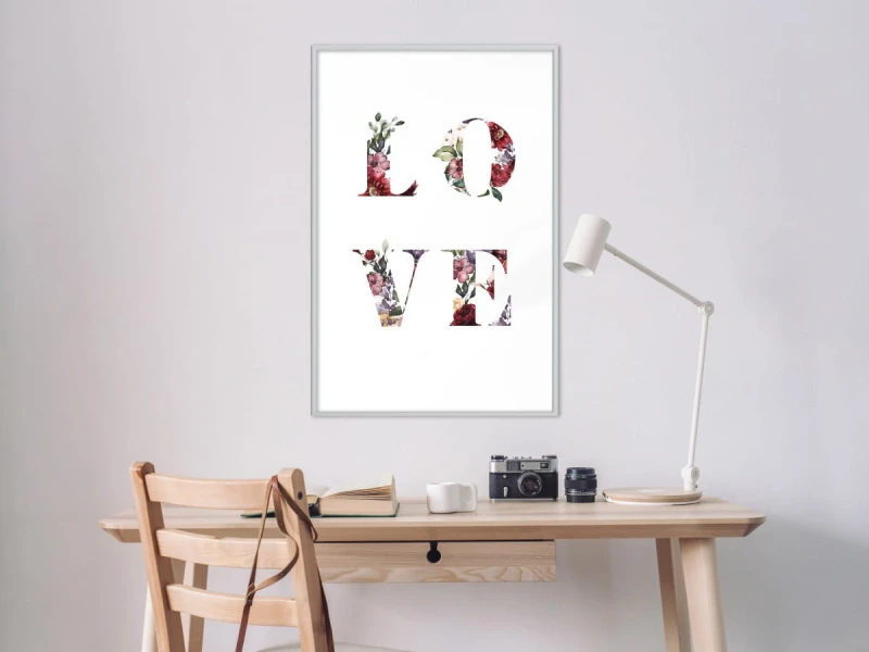 Plakat - Kwiatowe Love