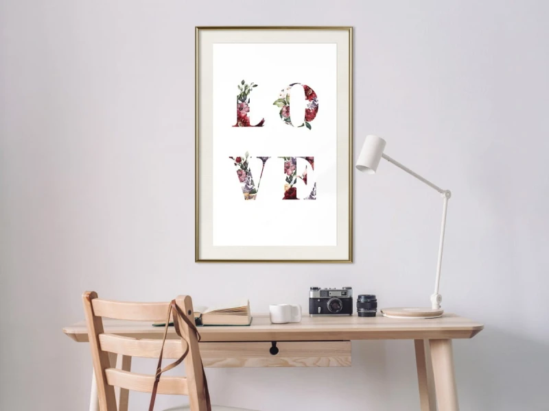 Plakat - Kwiatowe Love