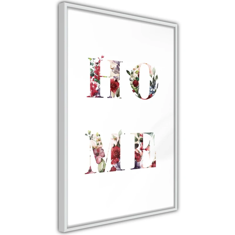 Plakat - Kwiatowe Home