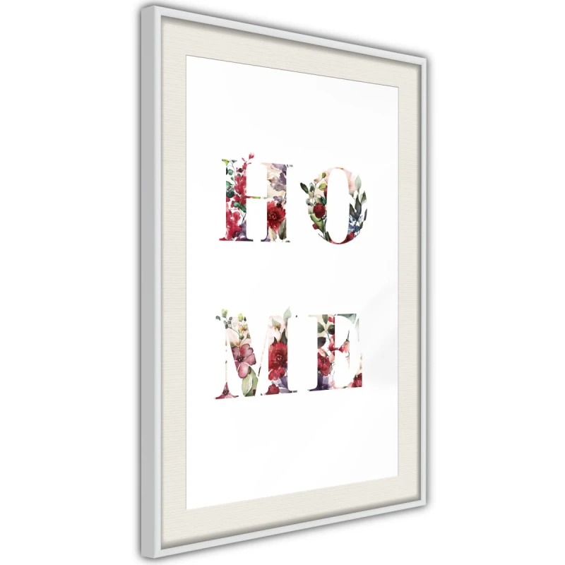 Plakat - Kwiatowe Home
