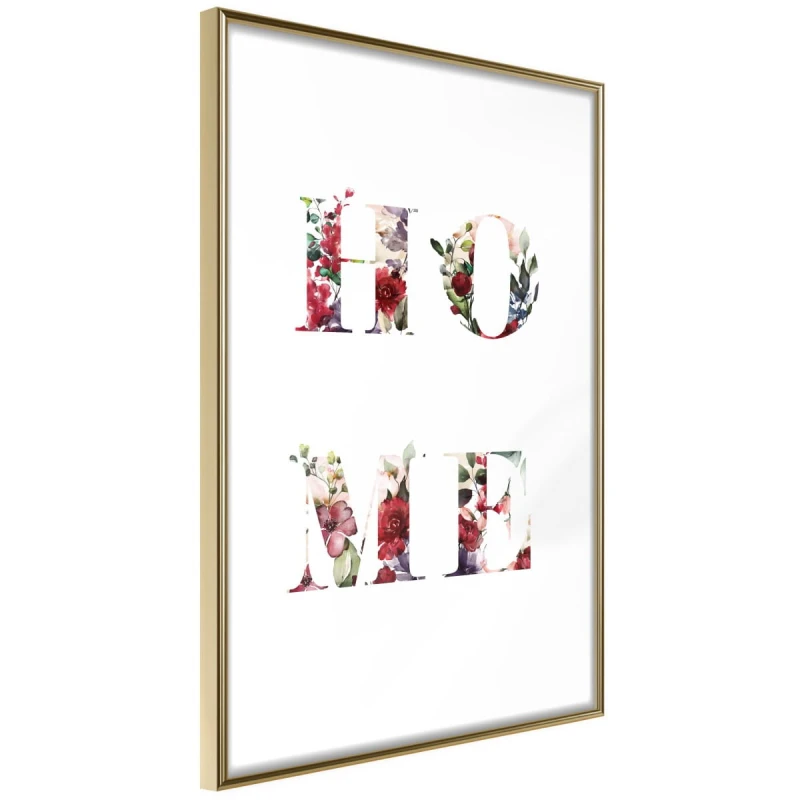 Plakat - Kwiatowe Home