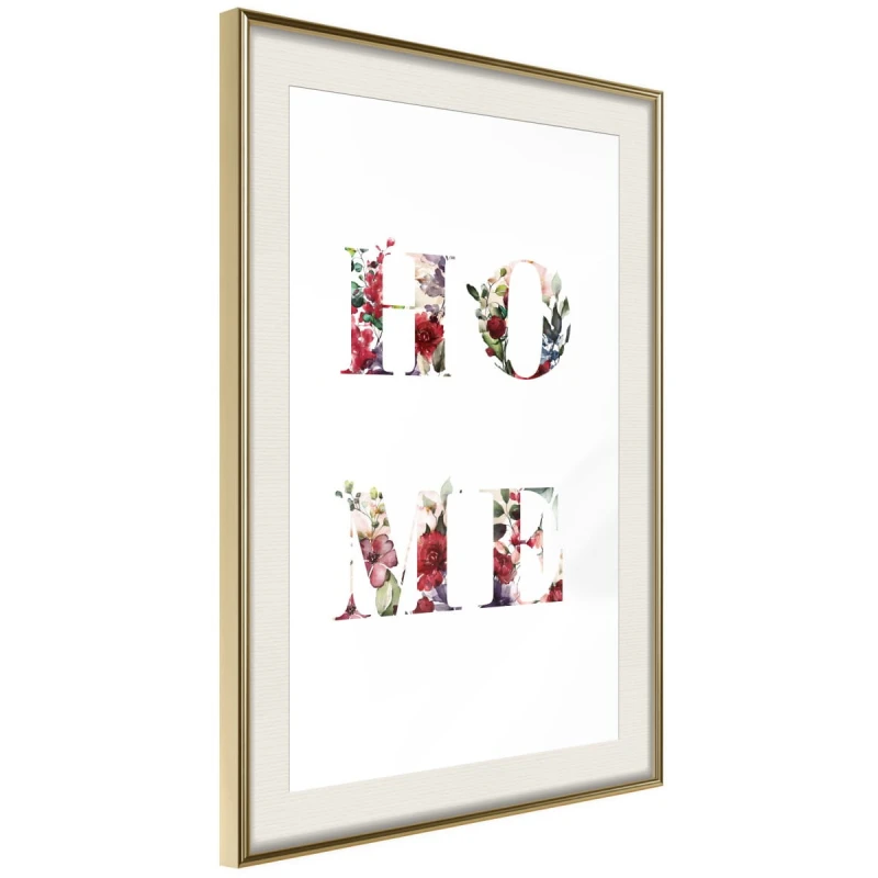 Plakat - Kwiatowe Home