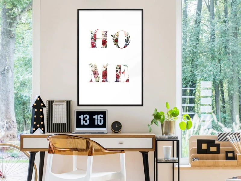 Plakat - Kwiatowe Home