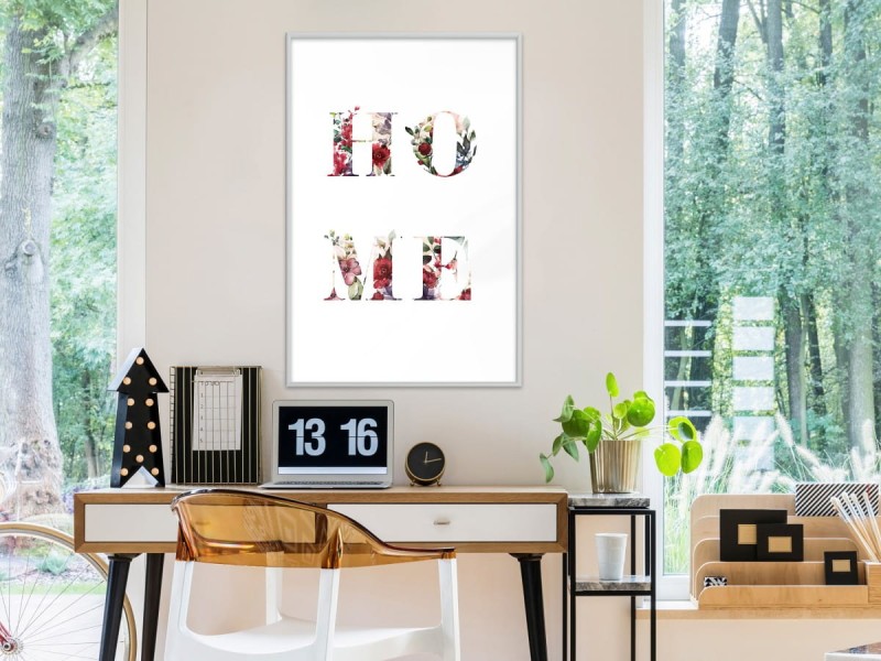 Plakat - Kwiatowe Home