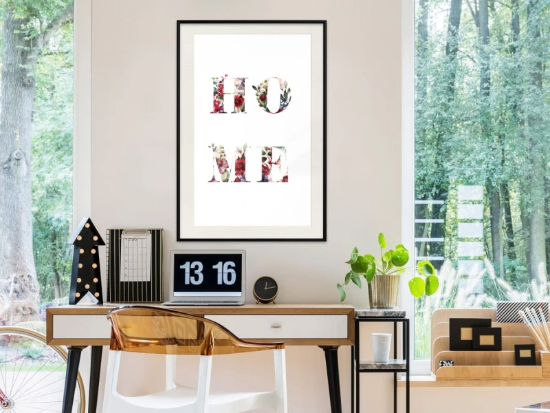 Plakat - Kwiatowe Home