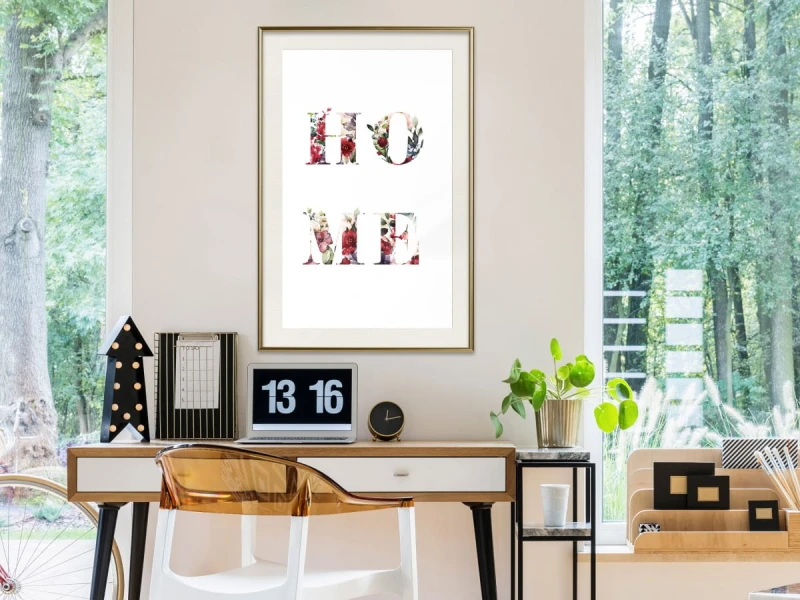 Plakat - Kwiatowe Home
