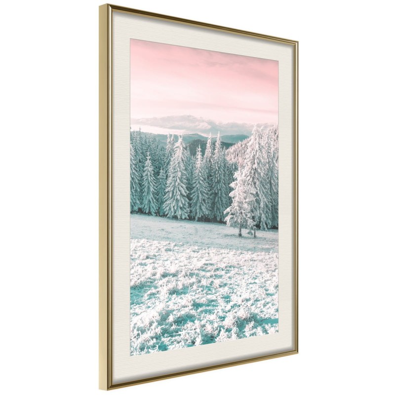 Plakat - Mroźny krajobraz