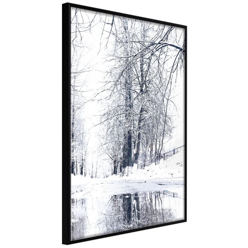 Plakat - Ośnieżony park