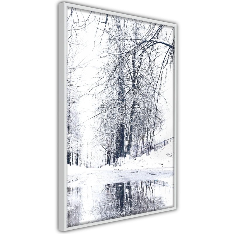 Plakat - Ośnieżony park