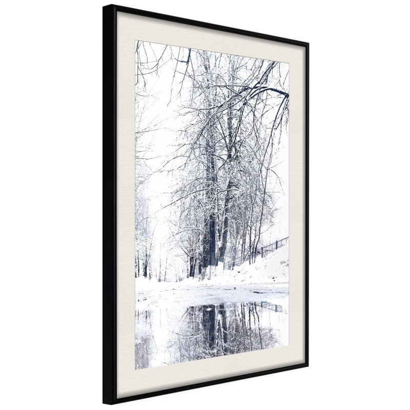 Plakat - Ośnieżony park