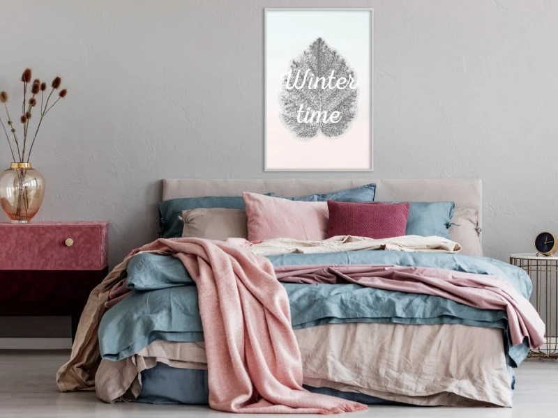 Plakat - Zimowy liść