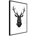 Plakat - Geometryczny jeleń
