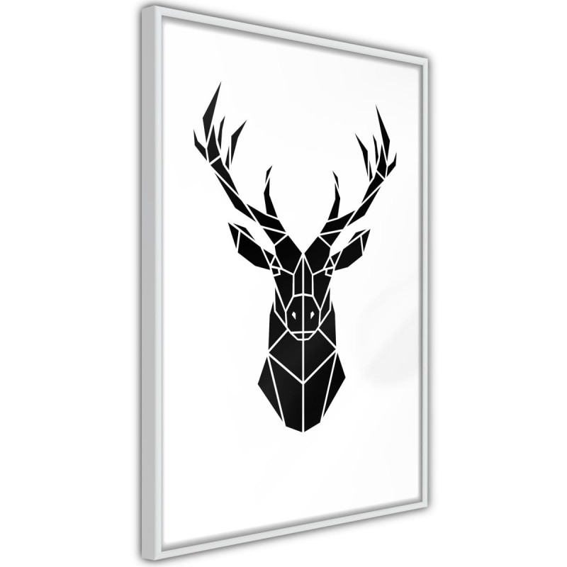 Plakat - Geometryczny jeleń