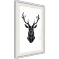 Plakat - Geometryczny jeleń