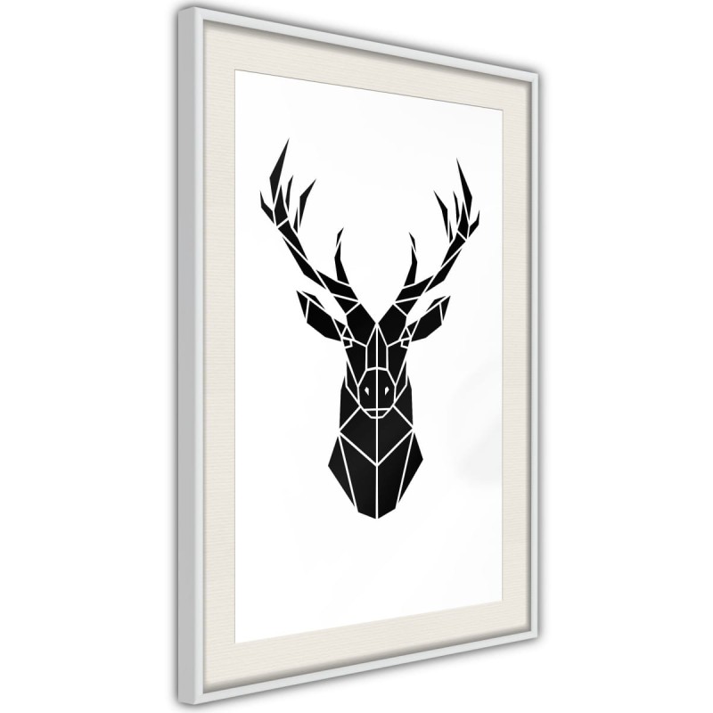 Plakat - Geometryczny jeleń