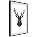Plakat - Geometryczny jeleń