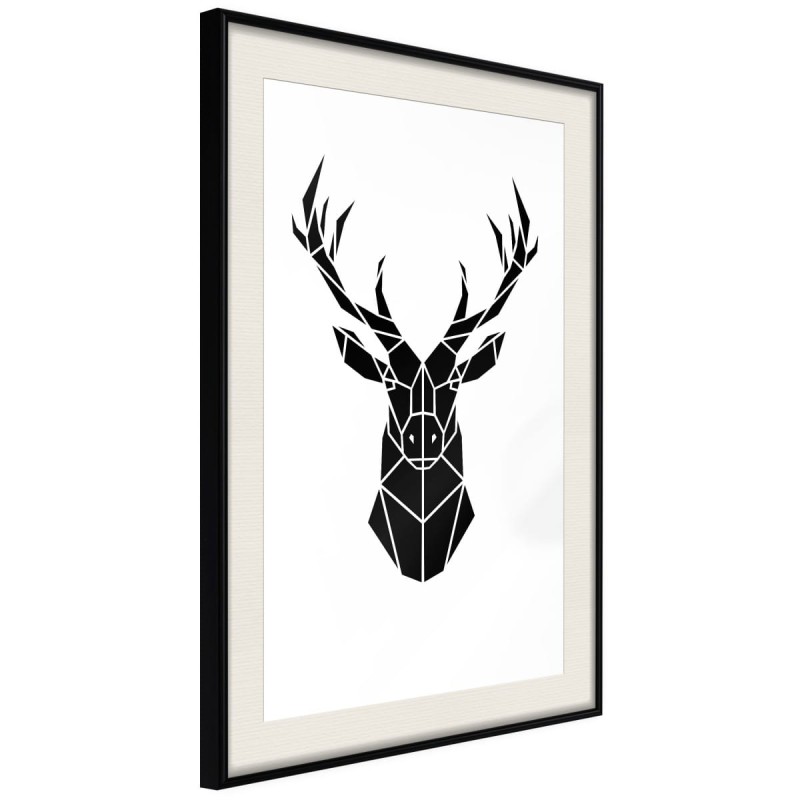 Plakat - Geometryczny jeleń