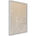Plakat - Biały tulipan