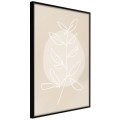 Plakat - Pastelowa roślina