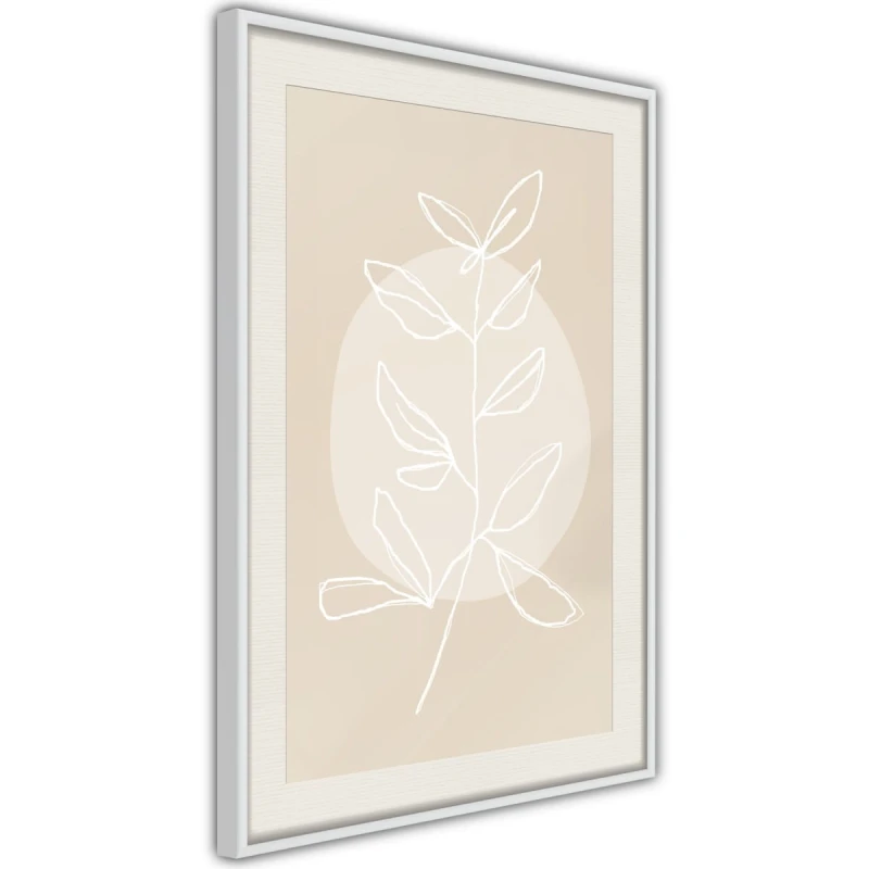 Plakat - Pastelowa roślina