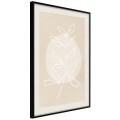 Plakat - Pastelowa roślina