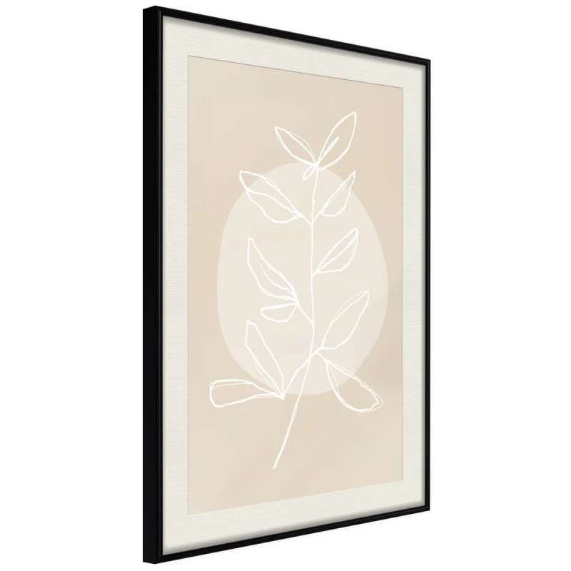 Plakat - Pastelowa roślina