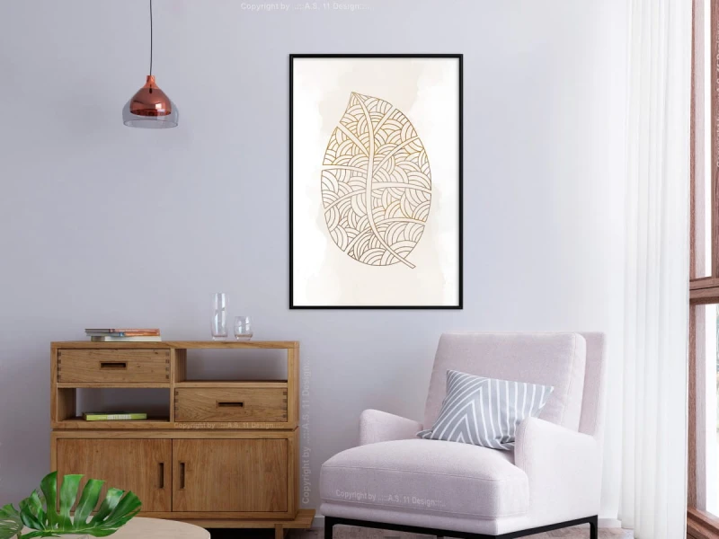 Plakat - Żyłki liścia